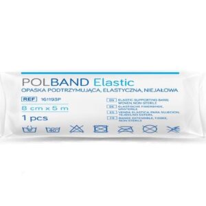 Opaska elastyczna 5 m*8cm 1szt POLband Elastic